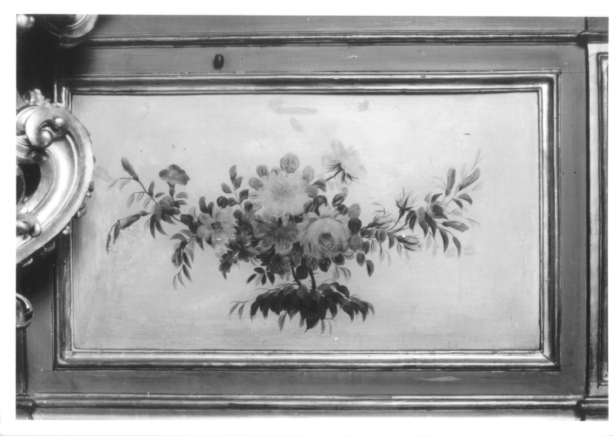 fiori (zoccolo, elemento d'insieme) - ambito piemontese (sec. XIX)