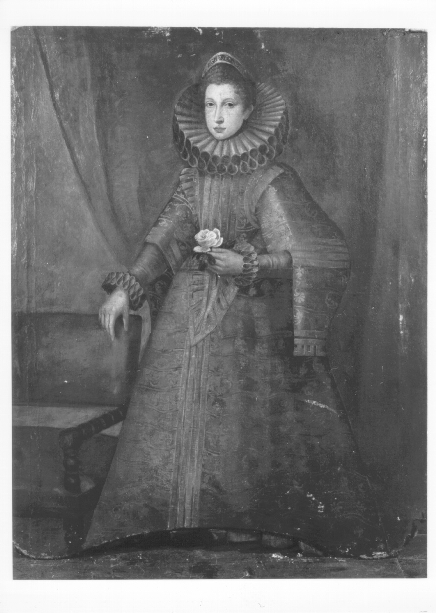 ritratto di Caterina d'Austria (dipinto, opera isolata) - ambito fiammingo (fine sec. XVI)