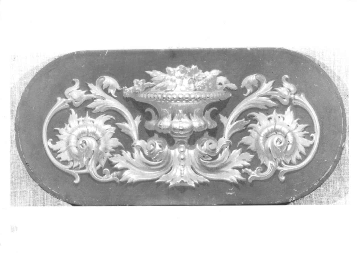 motivi decorativi a girali (dipinto, opera isolata) - ambito piemontese (seconda metà sec. XIX)