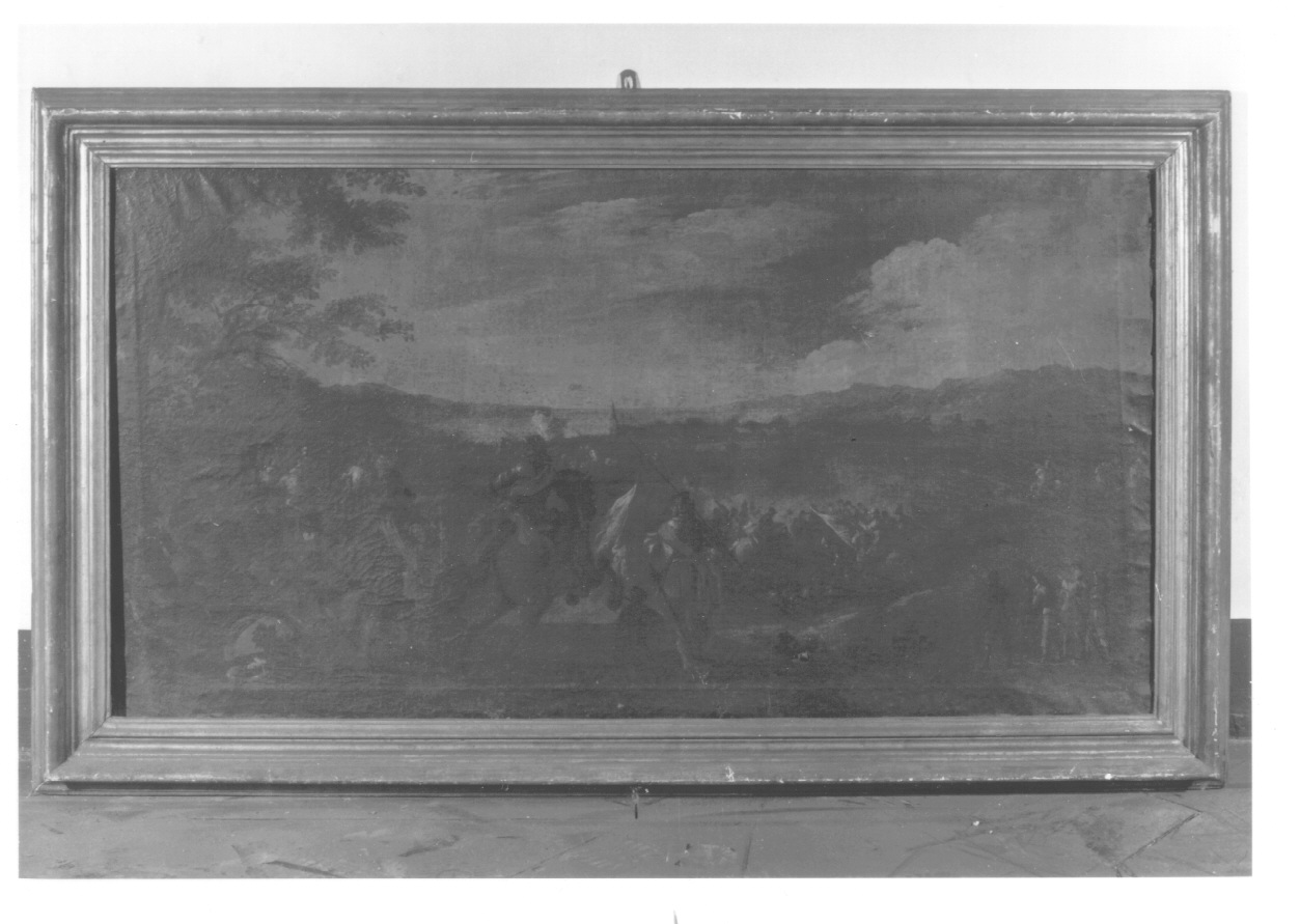 battaglia (dipinto, opera isolata) - ambito italiano (sec. XVII)