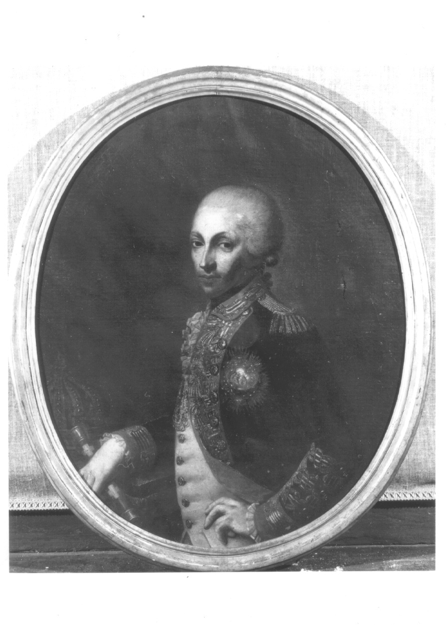 Ritratto di Vittorio Emanuele I, ritratto di Vittorio Emanuele I di Savoia (dipinto, opera isolata) - ambito piemontese (sec. XVIII)