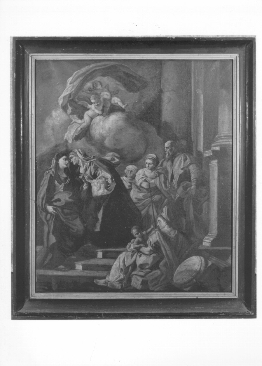 visitazione (dipinto, opera isolata) - ambito italiano (sec. XVIII)