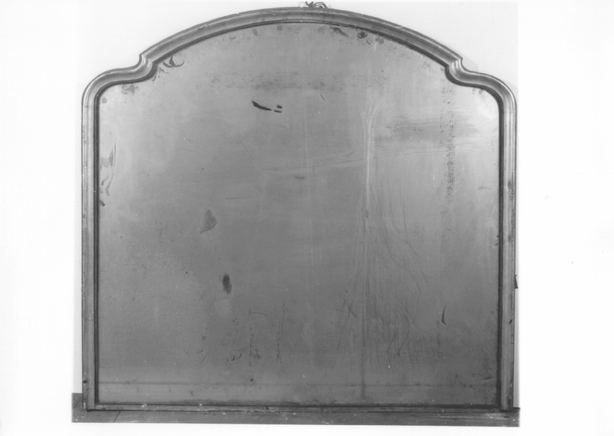 specchio, opera isolata - ambito piemontese (fine/inizio secc. XIX/ XX)