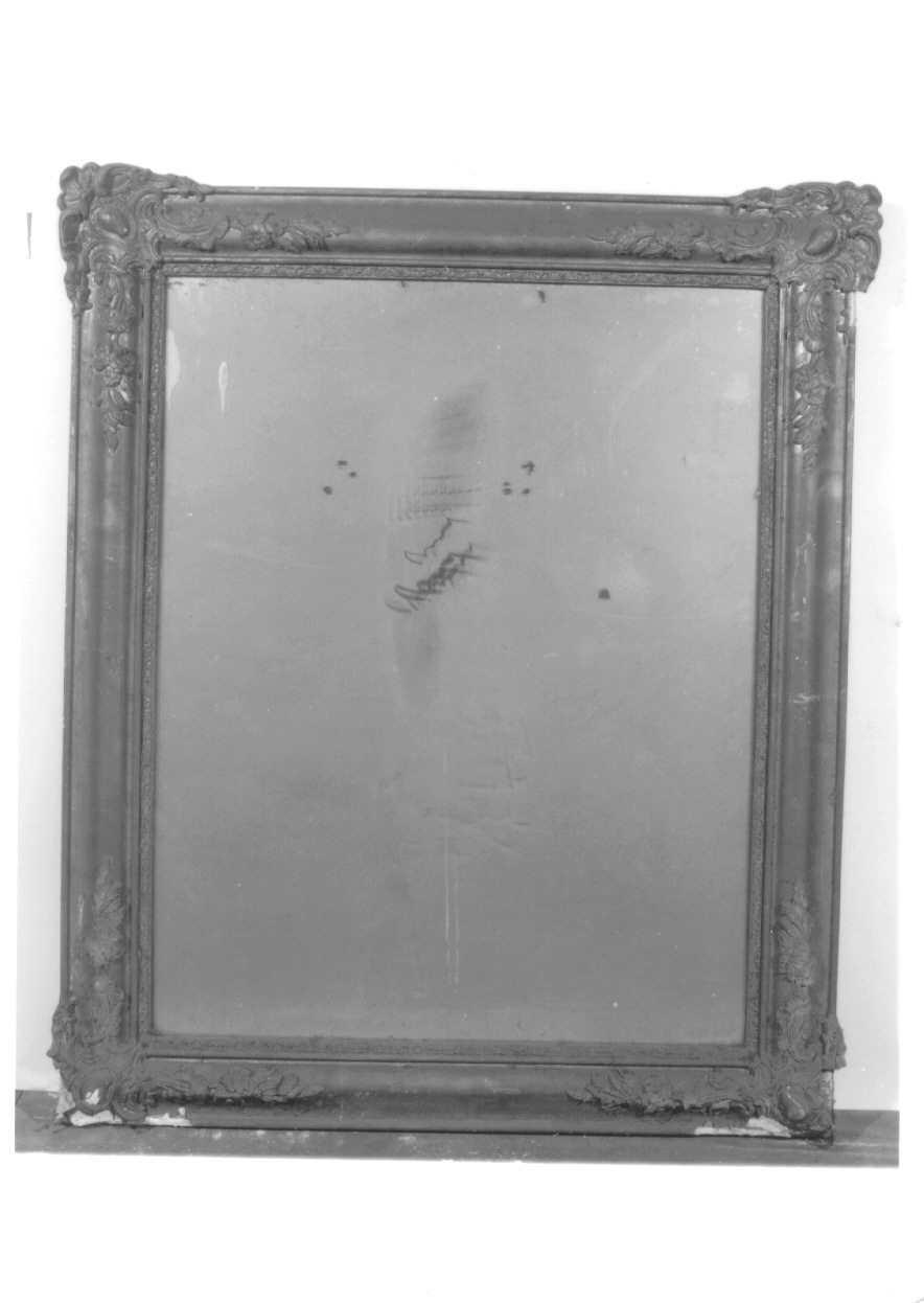 specchio, opera isolata - ambito piemontese (fine sec. XIX)