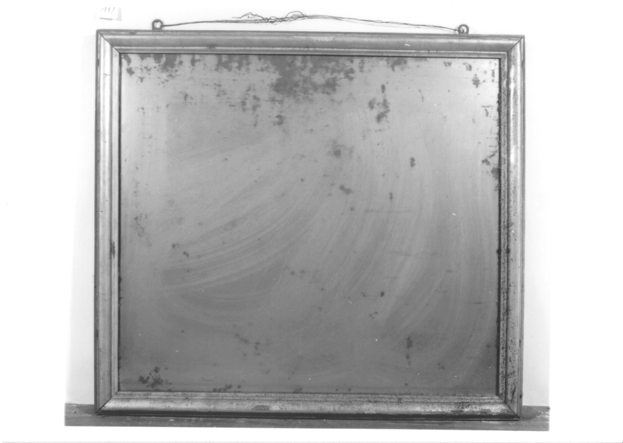 specchio, opera isolata - ambito piemontese (fine/inizio secc. XIX/ XX)