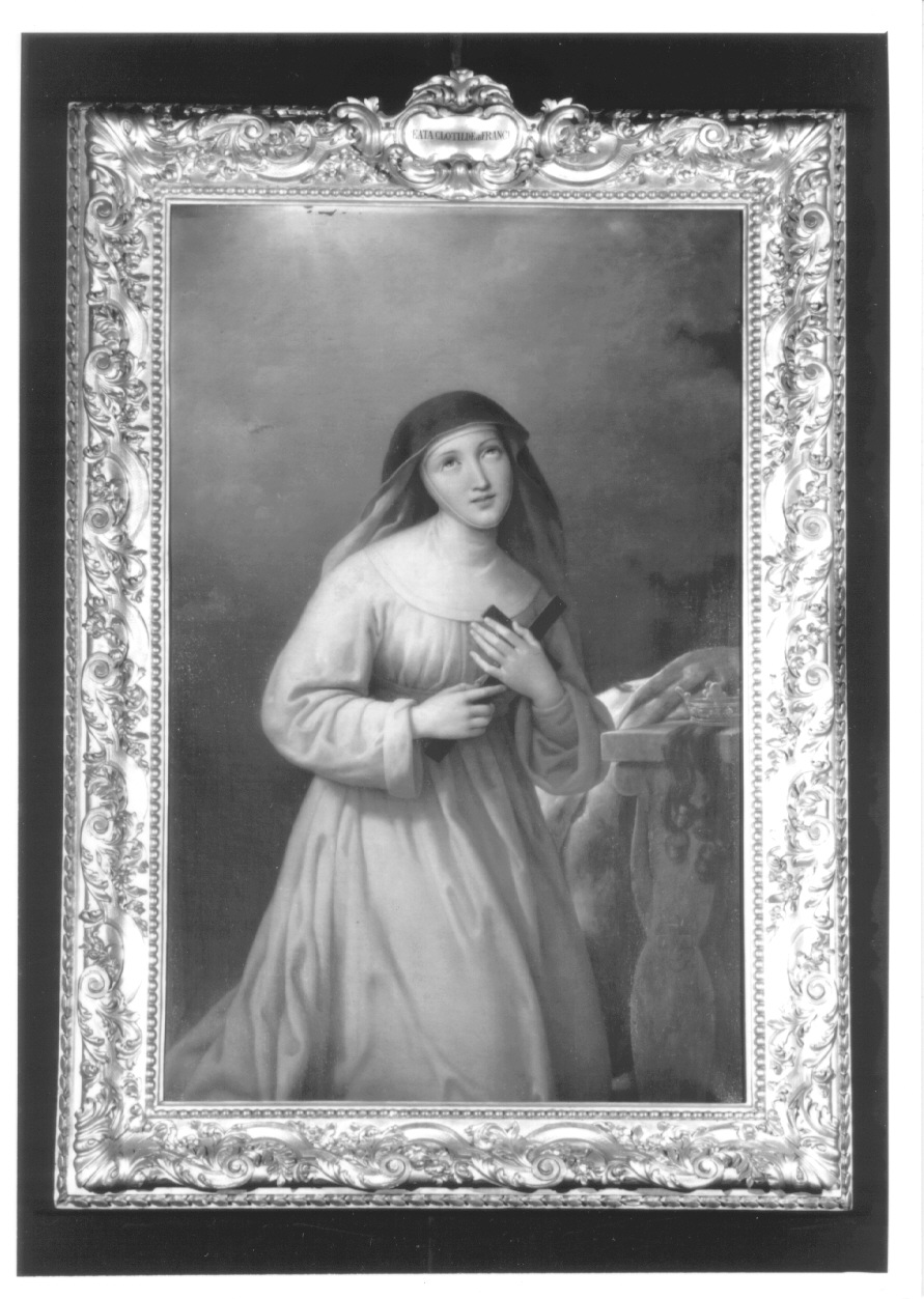 beata Clotilde di Francia (dipinto, opera isolata) di Cusa Michele (secondo quarto sec. XIX)