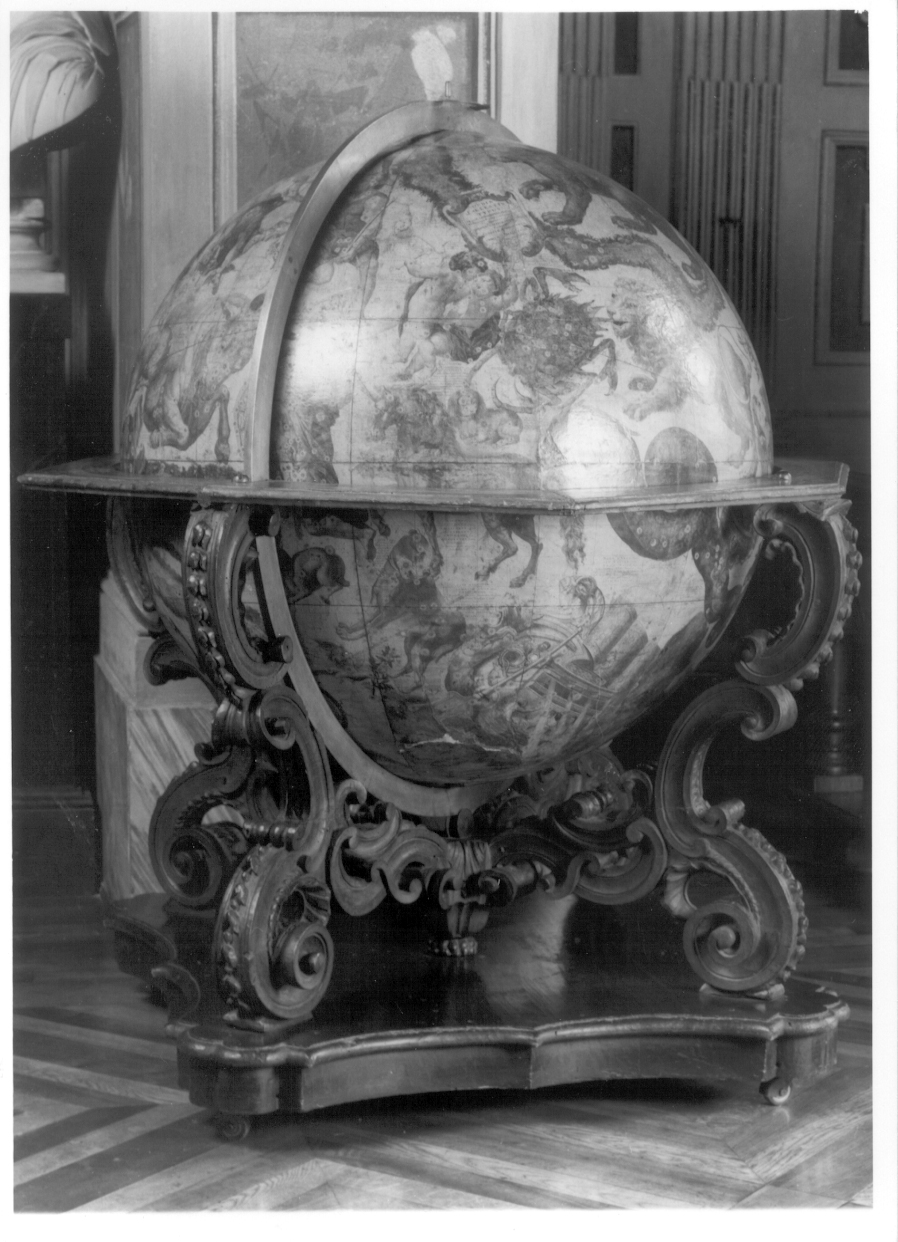 globo celeste (mappamondo, elemento d'insieme) di Coronelli Vincenzo, Nolin Jean Baptiste, Deuvez Arnoldus (ultimo quarto sec. XVII)