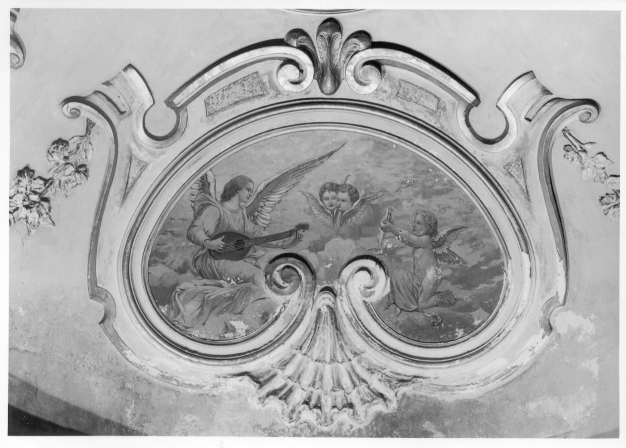 Angeli musicanti (dipinto, serie) - ambito piemontese (fine sec. XIX)
