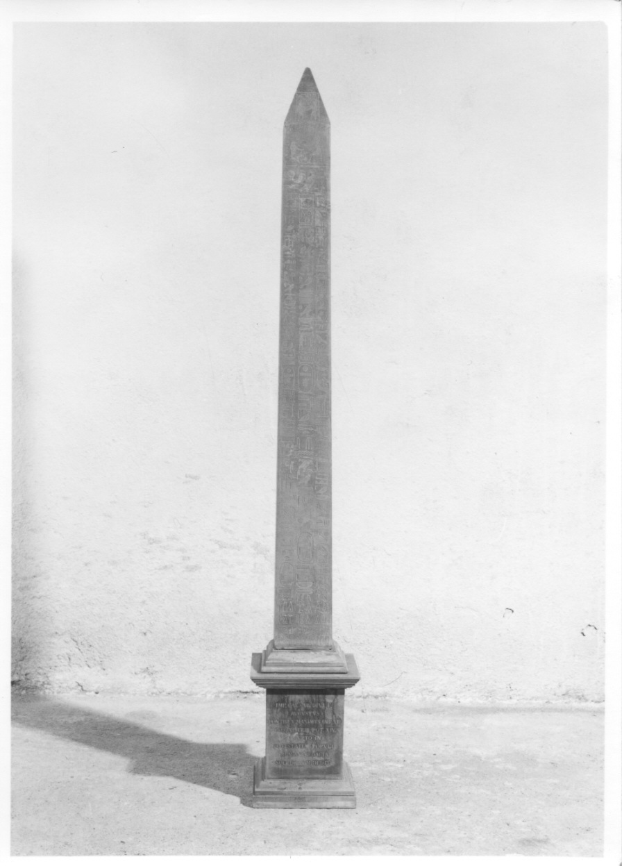 obelisco, serie - ambito romano (seconda metà sec. XIX)