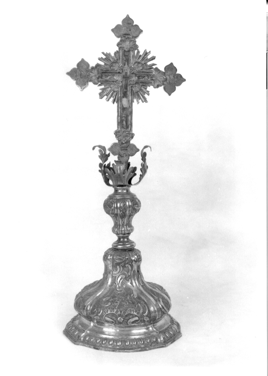 stauroteca, opera isolata di Ravizza Gaspare (terzo quarto sec. XVIII)
