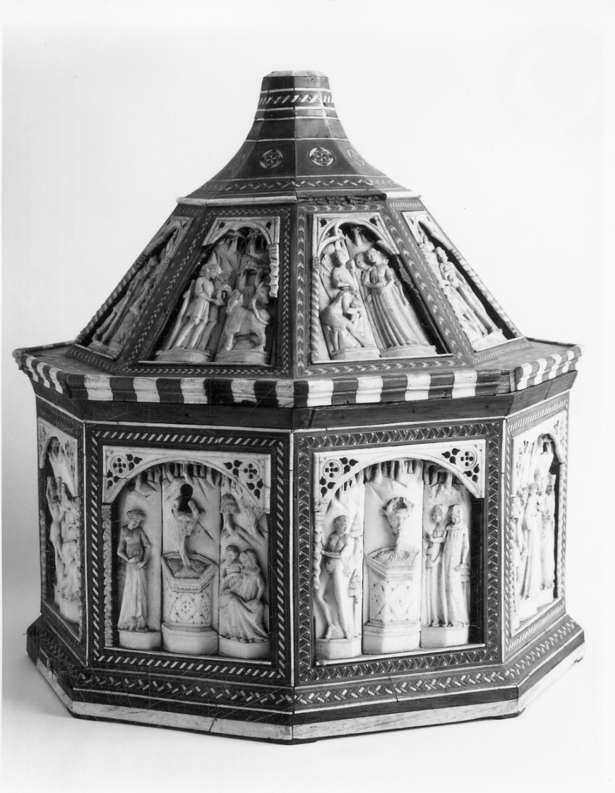 cassetta, opera isolata di Embriachi (bottega) (inizio sec. XV)