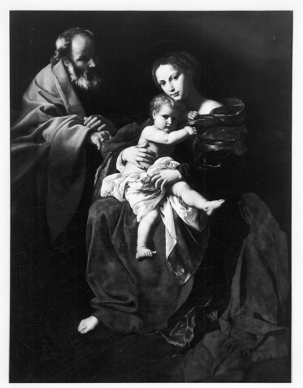 Sacra Famiglia (dipinto, opera isolata) di Cavarozzi Bartolomeo detto Bartolomeo da Viterbo (primo quarto sec. XVII)