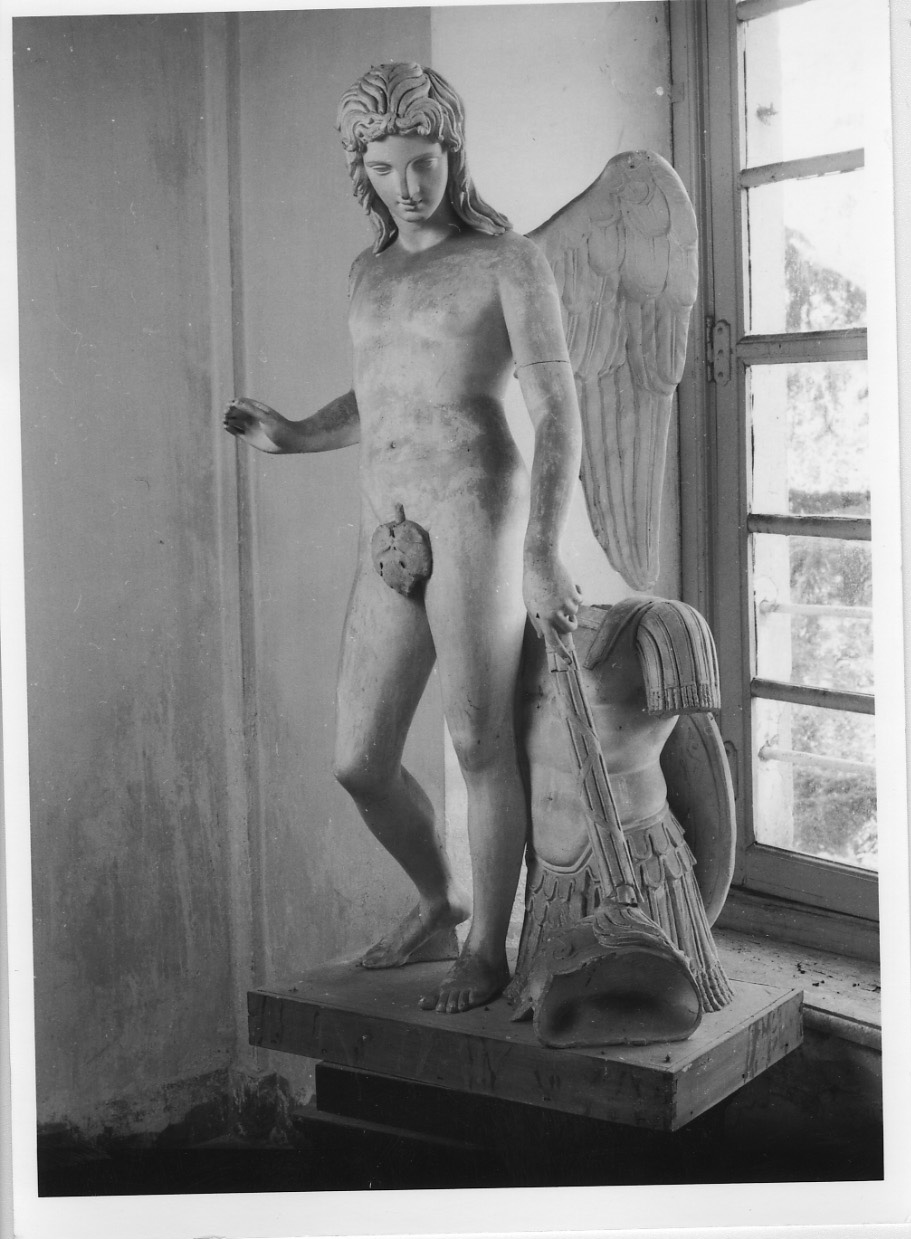 Genio della pace, angelo della pace (statua, opera isolata) di Moccia Antonio (secondo quarto sec. XIX)