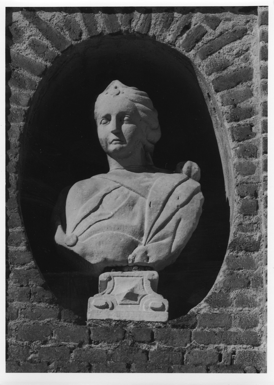 busto di donna con diadema (busto, opera isolata) - ambito piemontese (ultimo quarto sec. XVII)