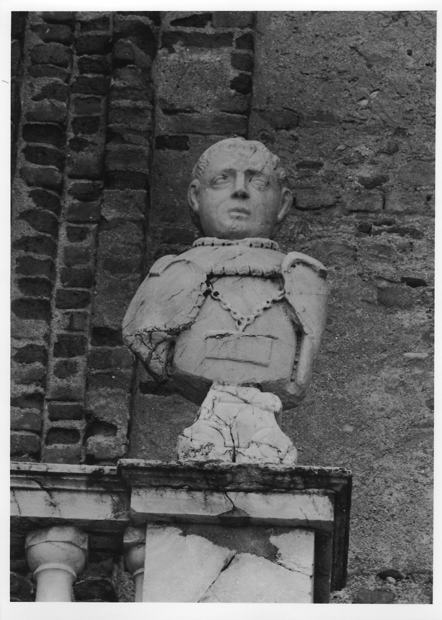 busto maschile con corazza (busto, opera isolata) - ambito piemontese (ultimo quarto sec. XVII)