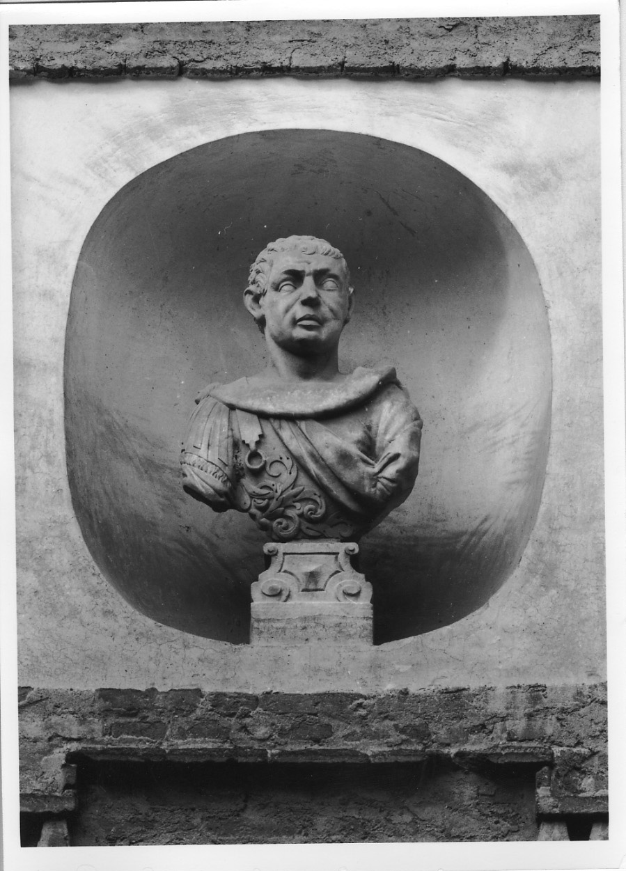 busto maschile con corazza (busto, opera isolata) - ambito piemontese (ultimo quarto sec. XVII)