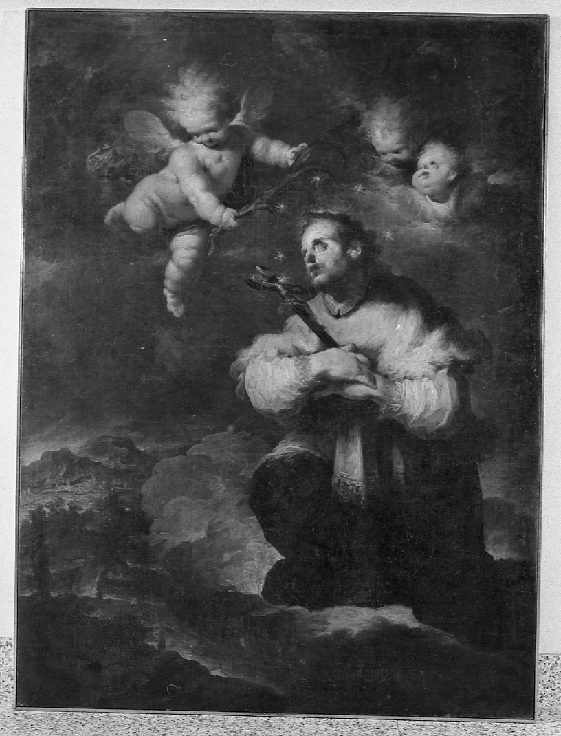 Beato Giovanni Nepomuceno, San Giovanni Nepomuceno (dipinto, opera isolata) di Guala Pier Francesco (attribuito) (secondo quarto sec. XVIII)