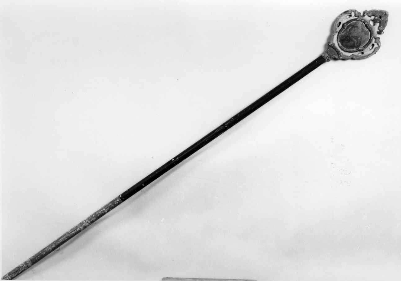 mazza di confraternita, insieme - bottega piemontese (sec. XVIII)