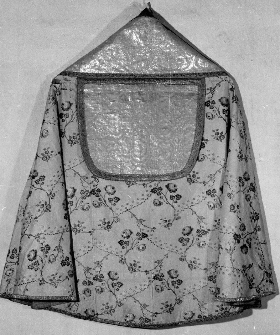 piviale, opera isolata - manifattura piemontese (seconda metà sec. XVIII)