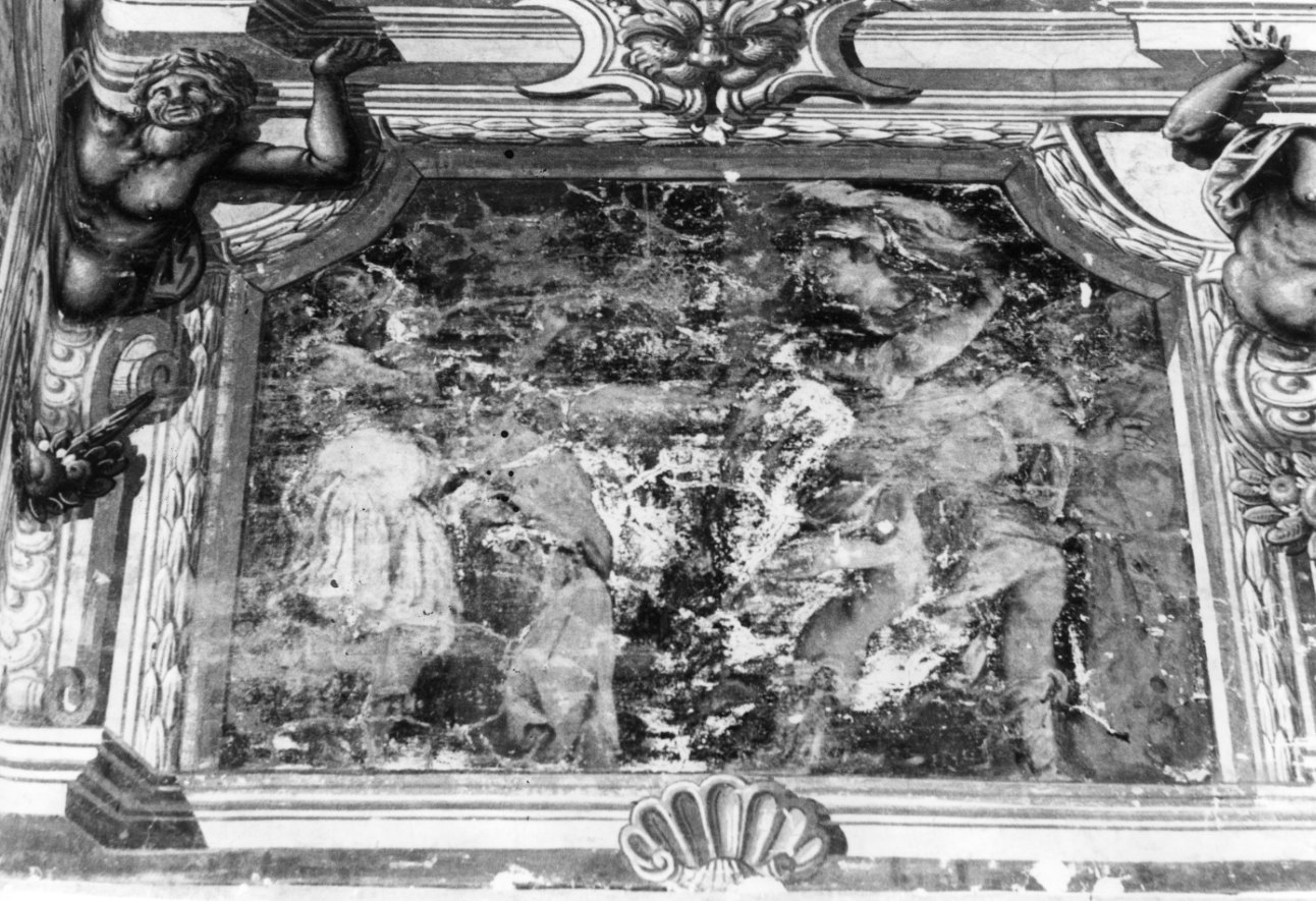 decorazione pittorica, complesso decorativo - ambito lombardo-piemontese (sec. XVII)