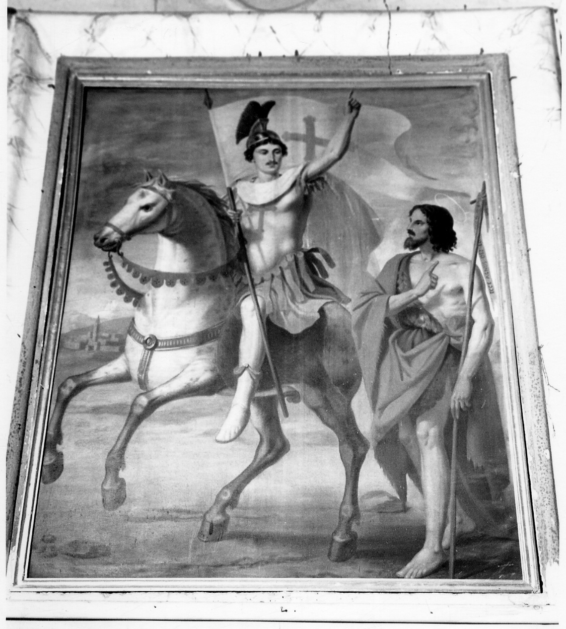 SAN CHIAFFREDO E SAN GIOVANNI BATTISTA (dipinto, opera isolata) - ambito cuneese (prima metà sec. XIX)