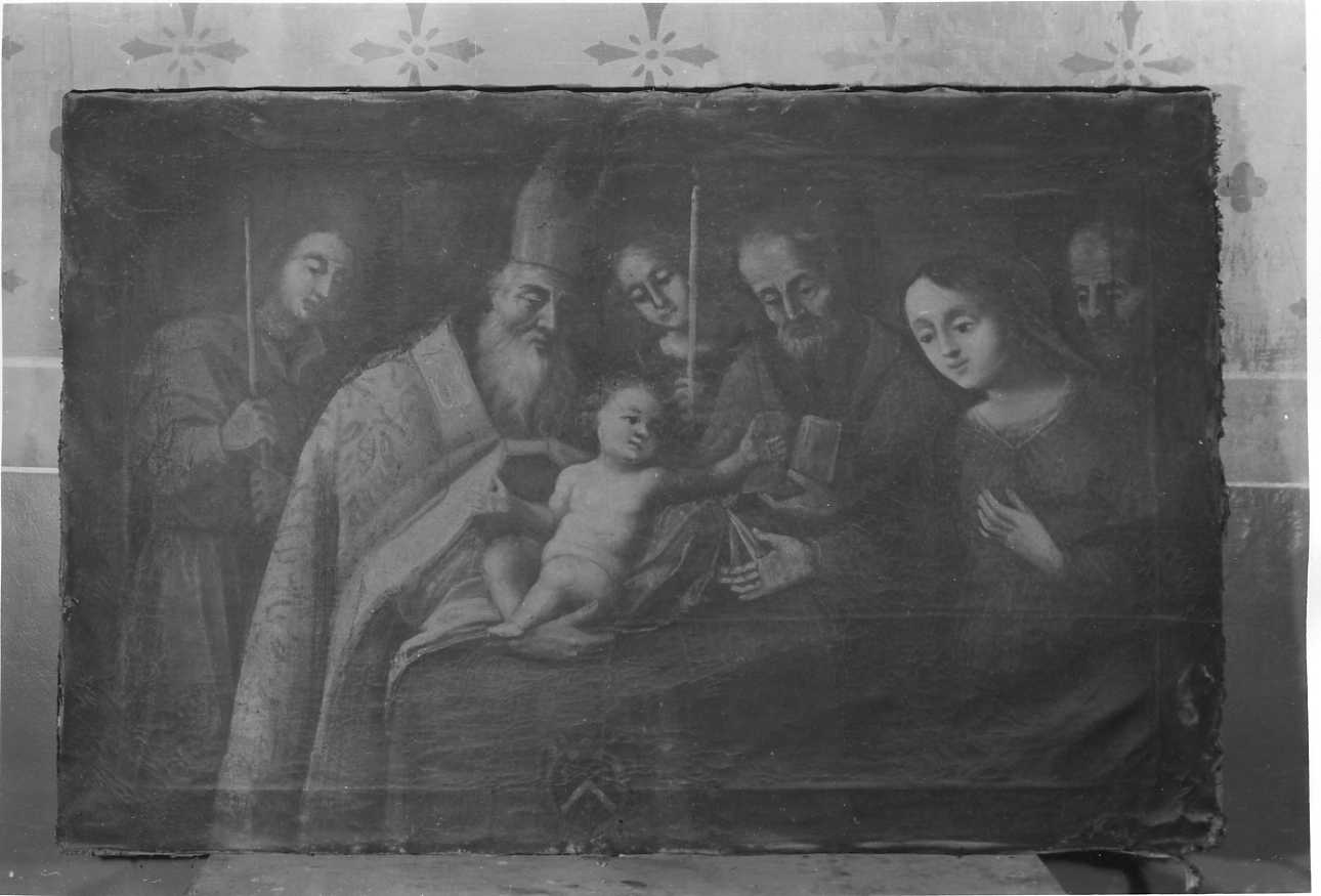presentazione di Gesù al tempio (dipinto, opera isolata) - ambito cuneese (seconda metà sec. XVII)