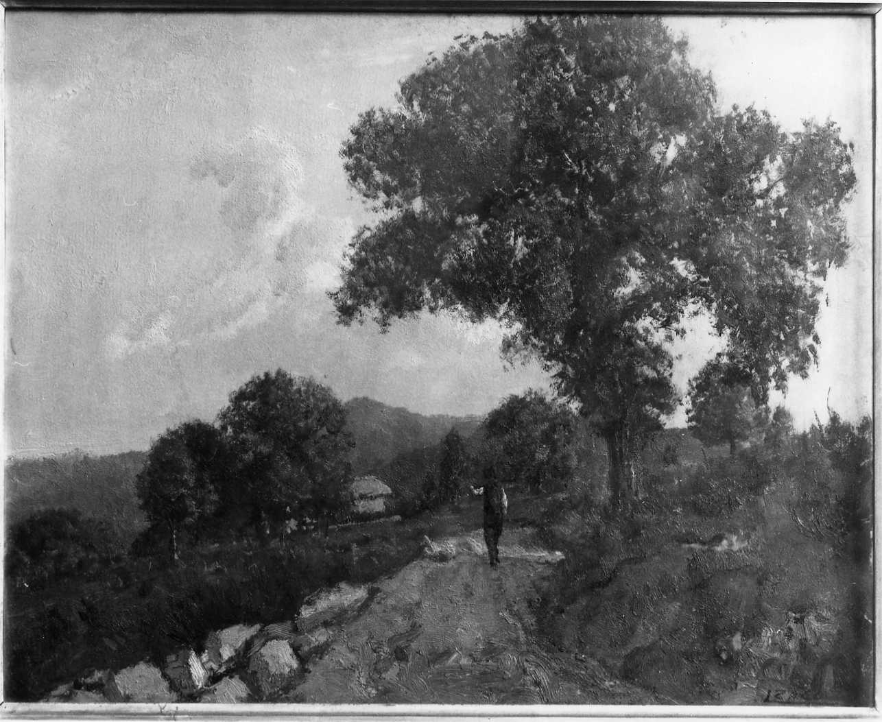 paesaggio (dipinto, opera isolata) di Zago de Villafranca Luigi (secondo quarto sec. XX)