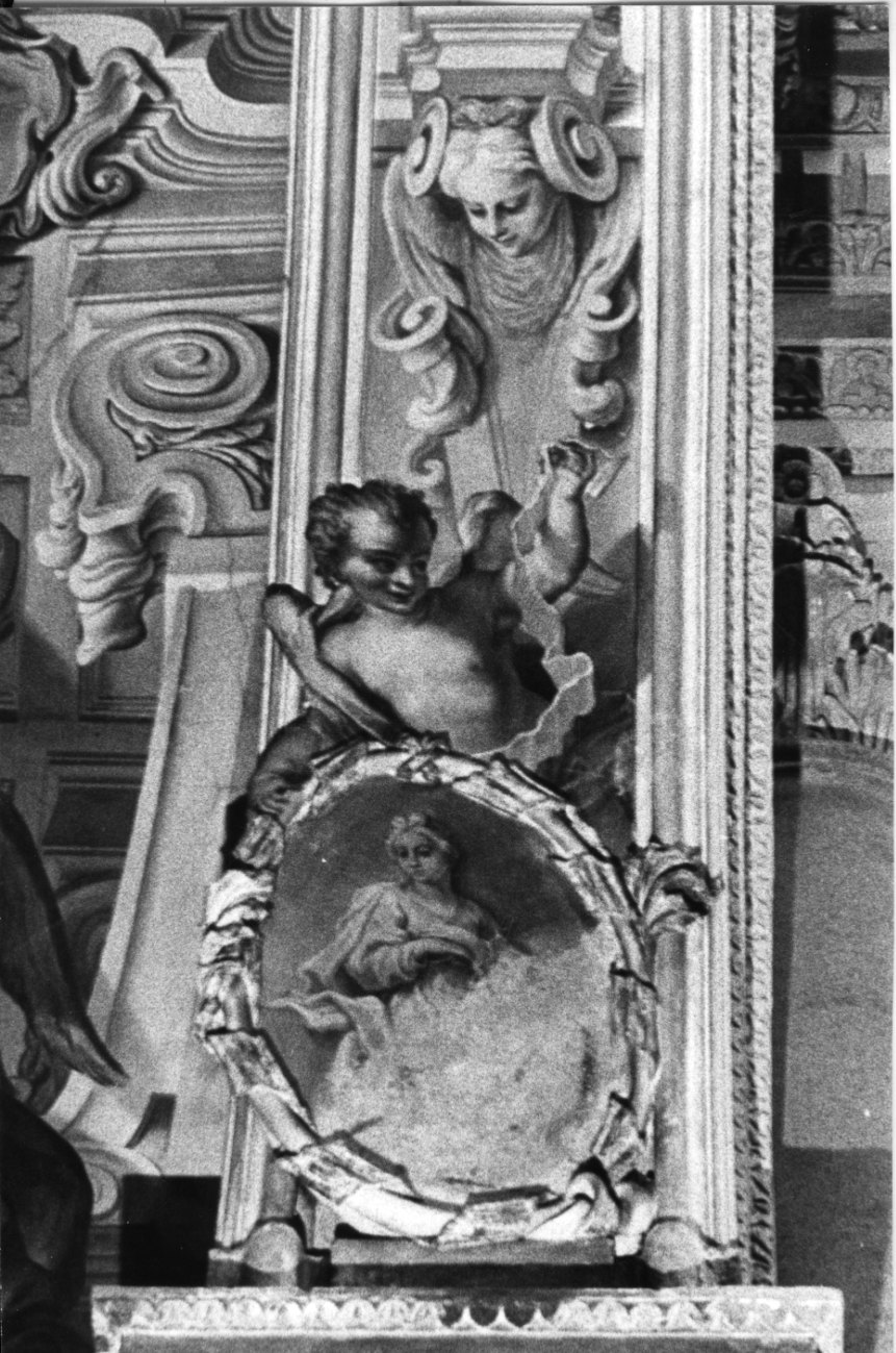 simboli religiosi (decorazione plastico-pittorica, elemento d'insieme) di Legnani Stefano Maria detto Legnanino (primo quarto sec. XVIII)