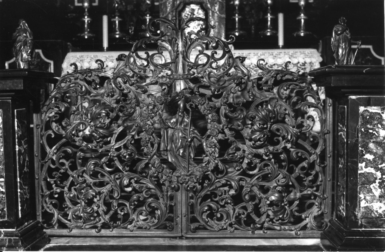 cancellata di balaustrata, opera isolata di Pozzi Francesco, Besozzo (inizio sec. XVIII)