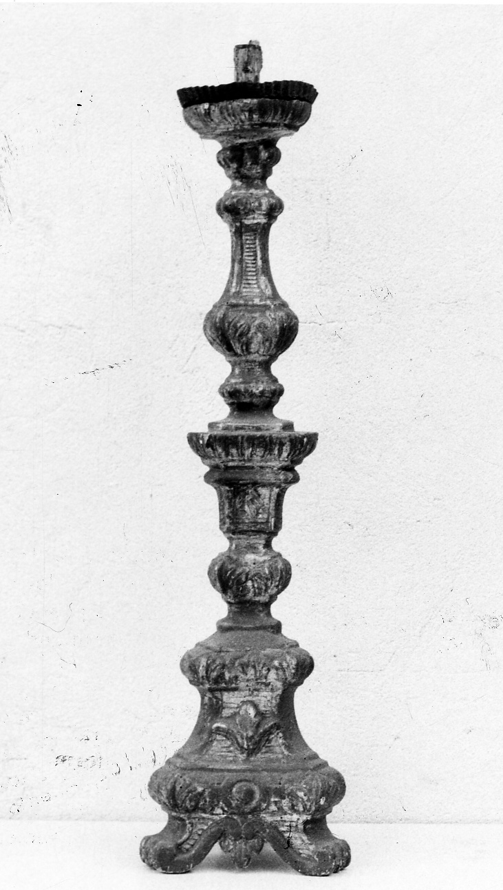 candelabro, serie - bottega piemontese (sec. XVIII)