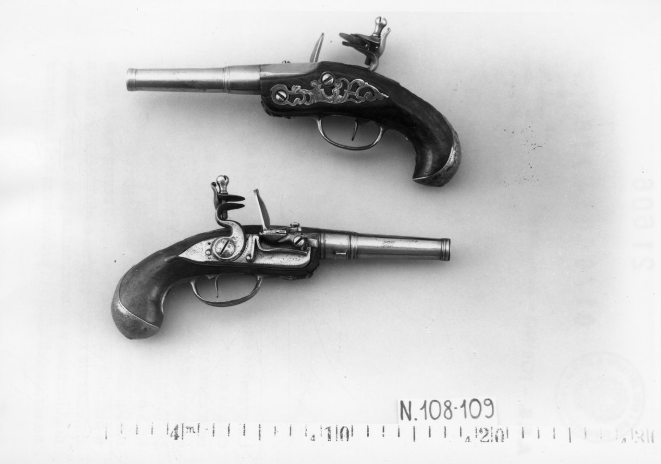 pistola, coppia di Brion (secondo quarto sec. XVIII)
