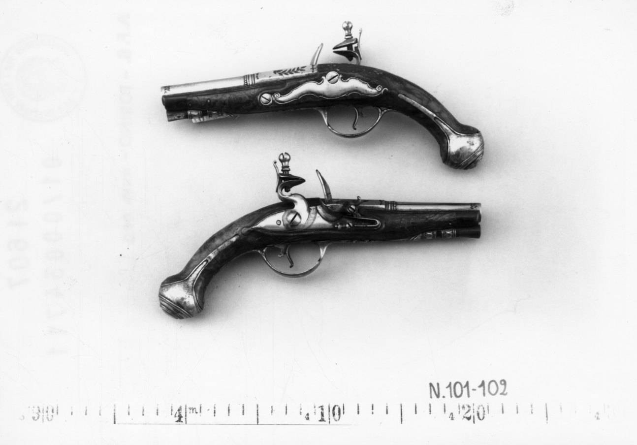 pistola, coppia di Cameri Santo (ultimo quarto sec. XVIII)