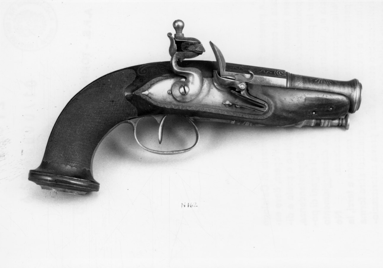 pistola, opera isolata - bottega francese (primo quarto sec. XIX)