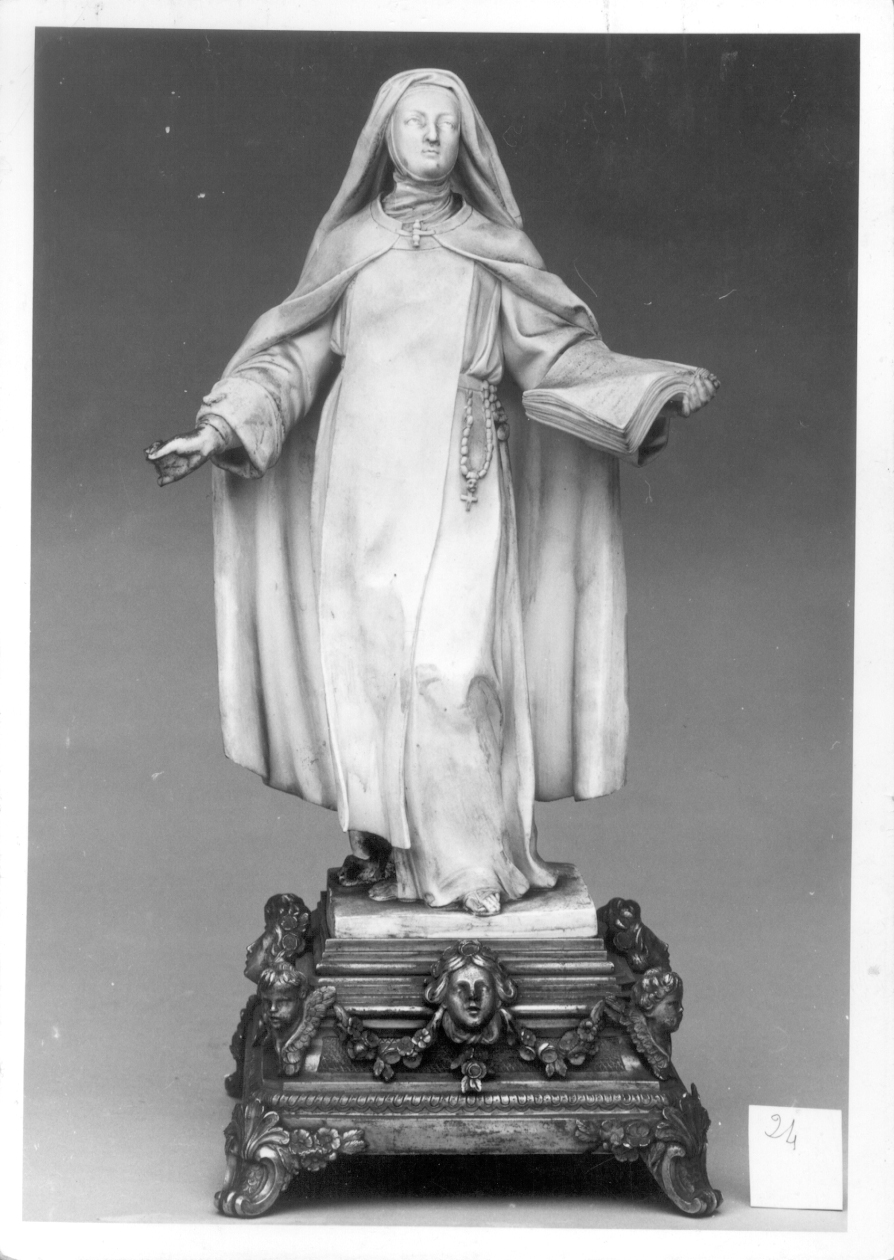 SANTA TERESA (statuetta, elemento d'insieme) di Manifattura Reale di Sèvres (sec. XVIII)