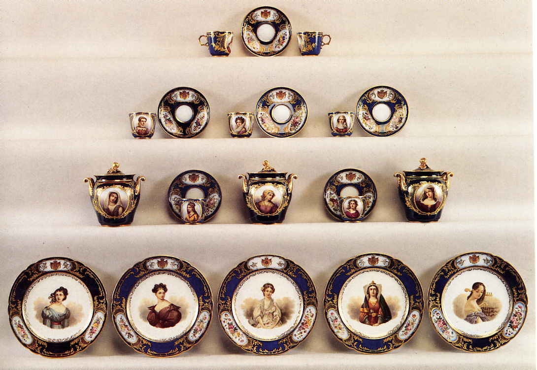 Ritratto della duchessa di Berry, ritratto femminile (tazza, elemento d'insieme) di Atelier de Boyer (sec. XIX)