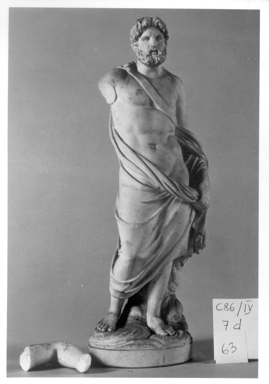 GIOVE COME RE DEL CIELO (statuetta, elemento d'insieme) di Manifattura di Nast (fine sec. XVIII)