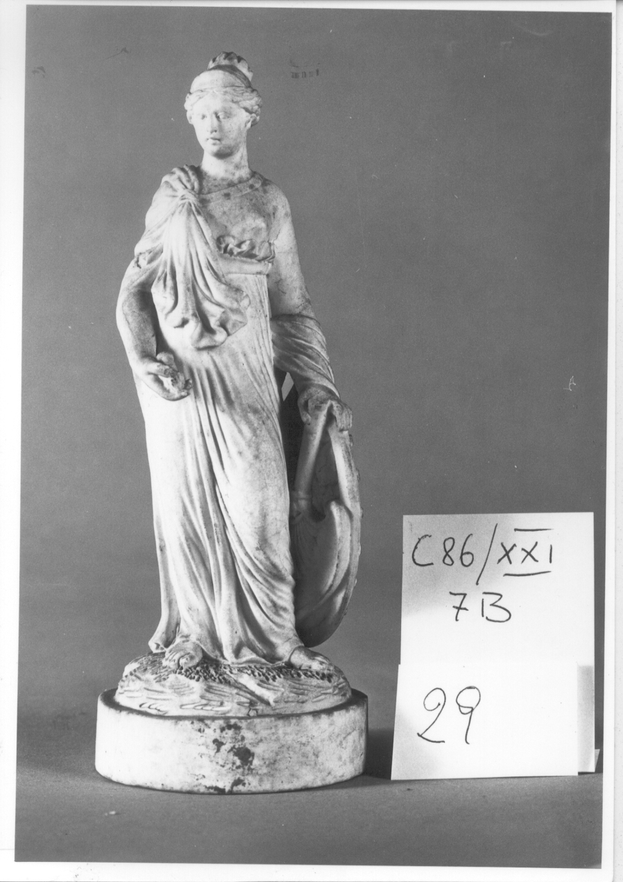 allegoria dell'Europa (statuetta, elemento d'insieme) - manifattura parigina (ultimo quarto sec. XVIII)