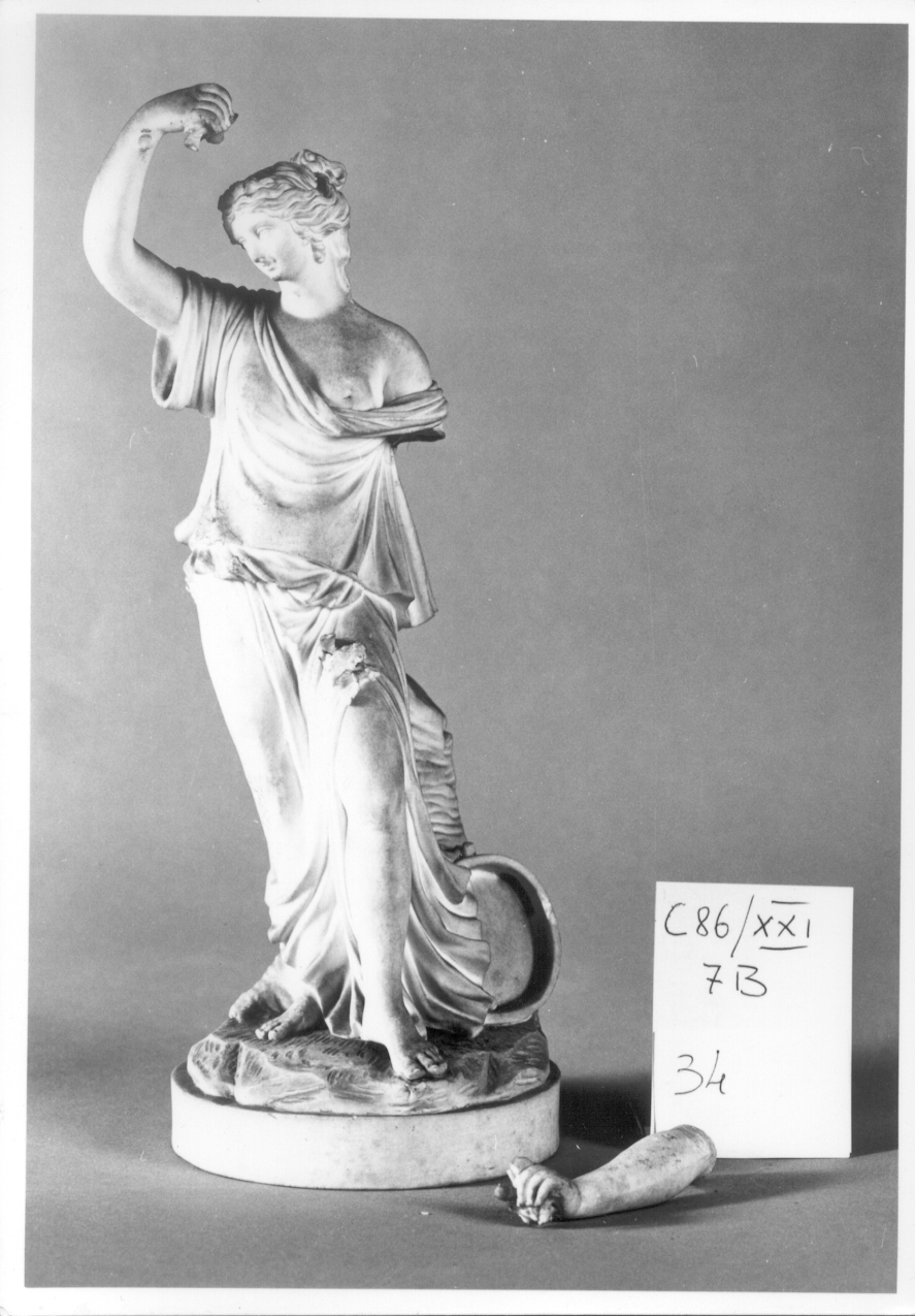 figura allegorica femminile (statuetta, elemento d'insieme) di Manifattura di Nast (sec. XIX)