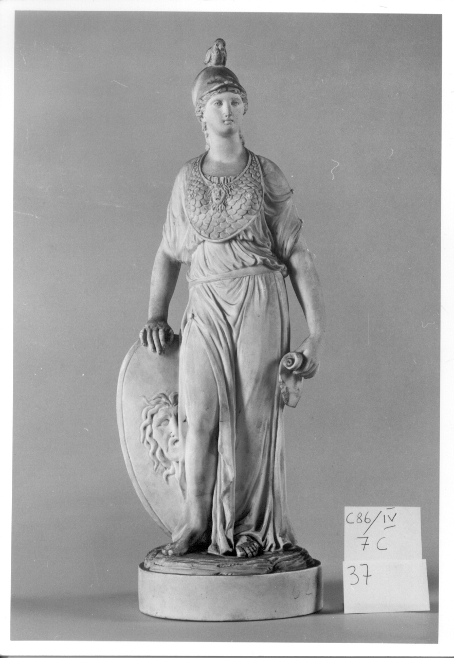 Minerva (statuetta, elemento d'insieme) di Manifattura di Nast (fine sec. XVIII)