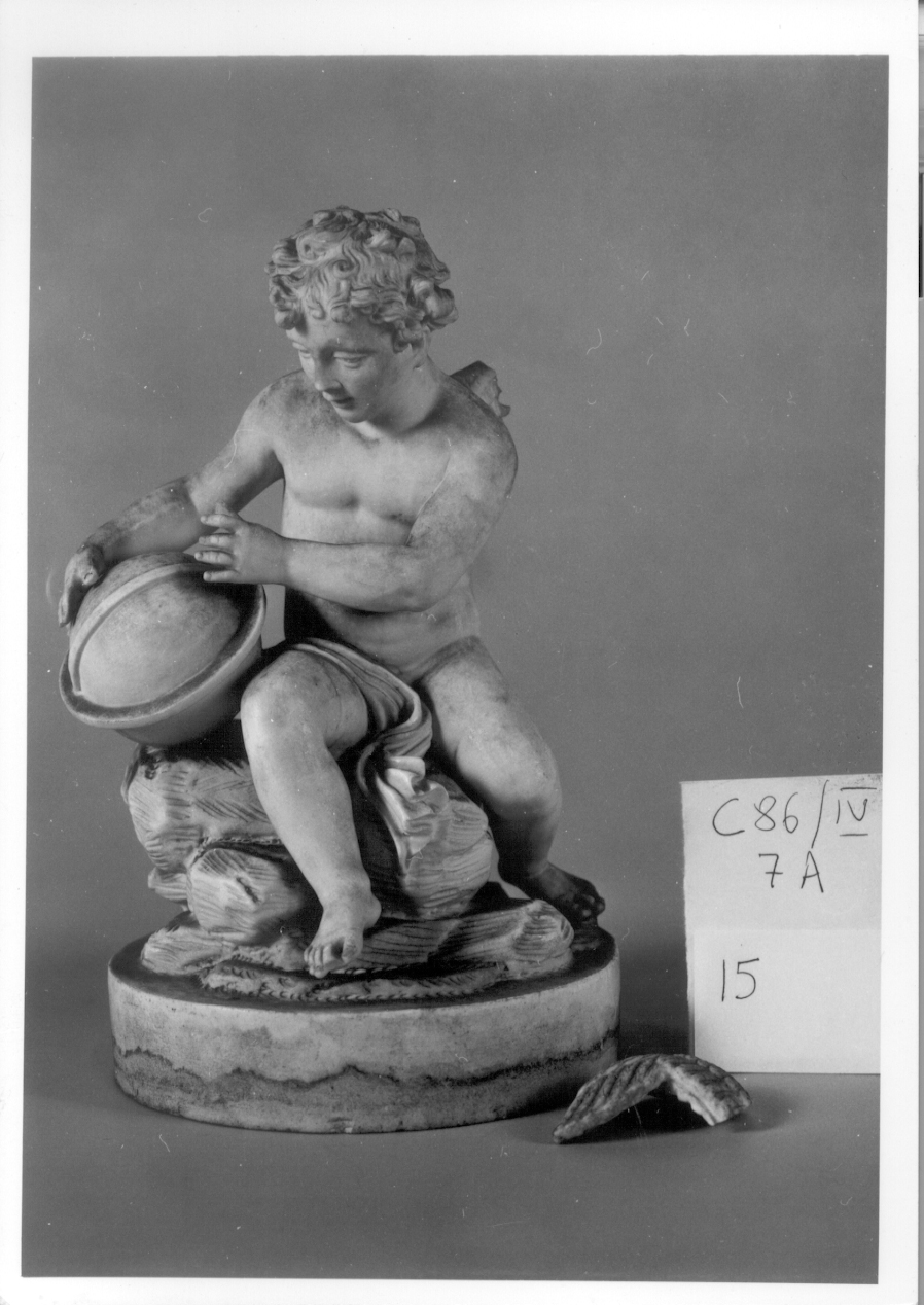 L'Astronomia, allegoria dell'Astronomia (statuetta, elemento d'insieme) di Manifattura di Nast (sec. XIX)