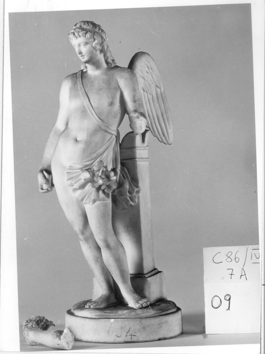 figura alata (statuetta, elemento d'insieme) di Manifattura di Nast (fine sec. XVIII)