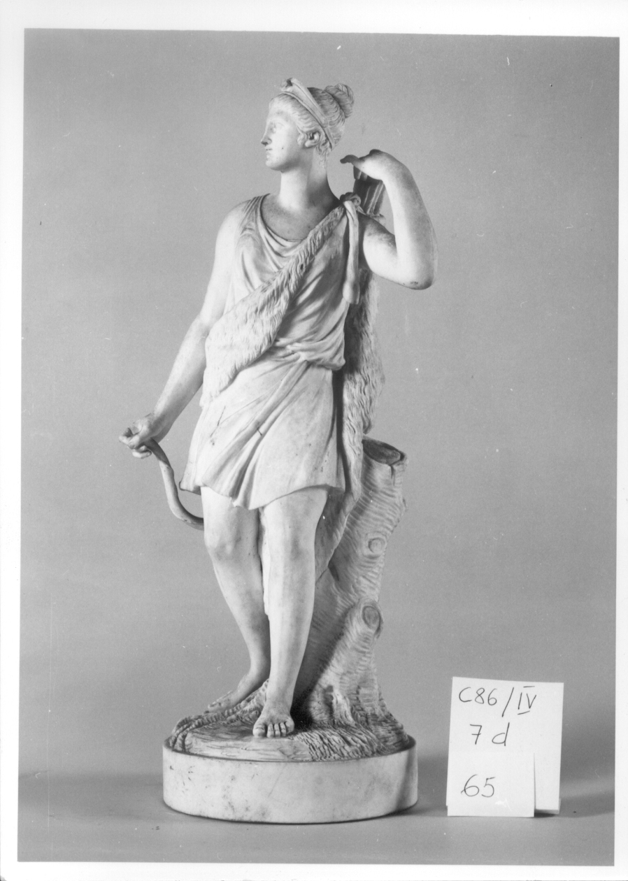 Diana cacciatrice (statuetta, elemento d'insieme) di Manifattura di Nast (fine sec. XVIII)