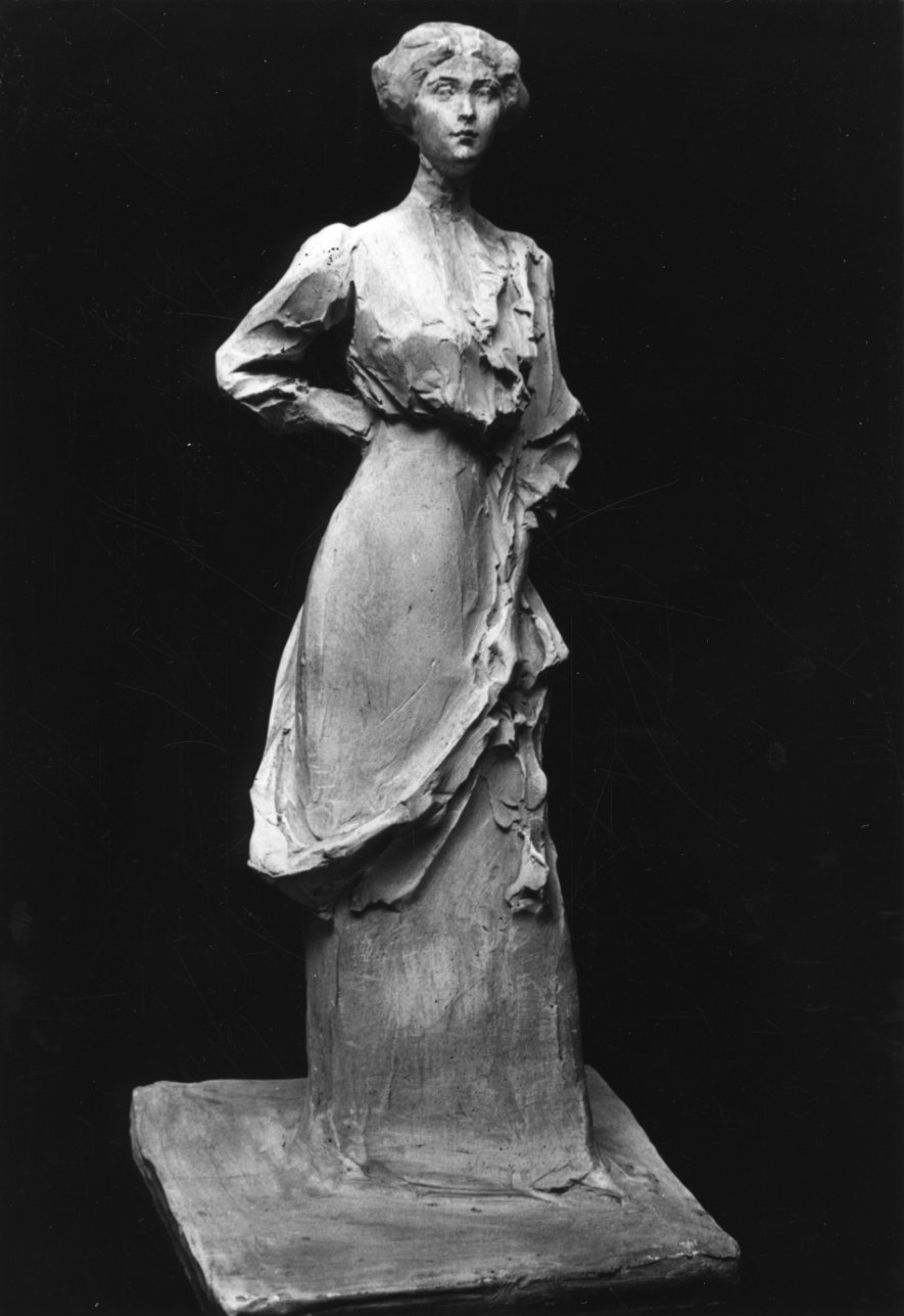 figura femminile (scultura, opera isolata) di Troubetzkoy Paolo (inizio sec. XX)