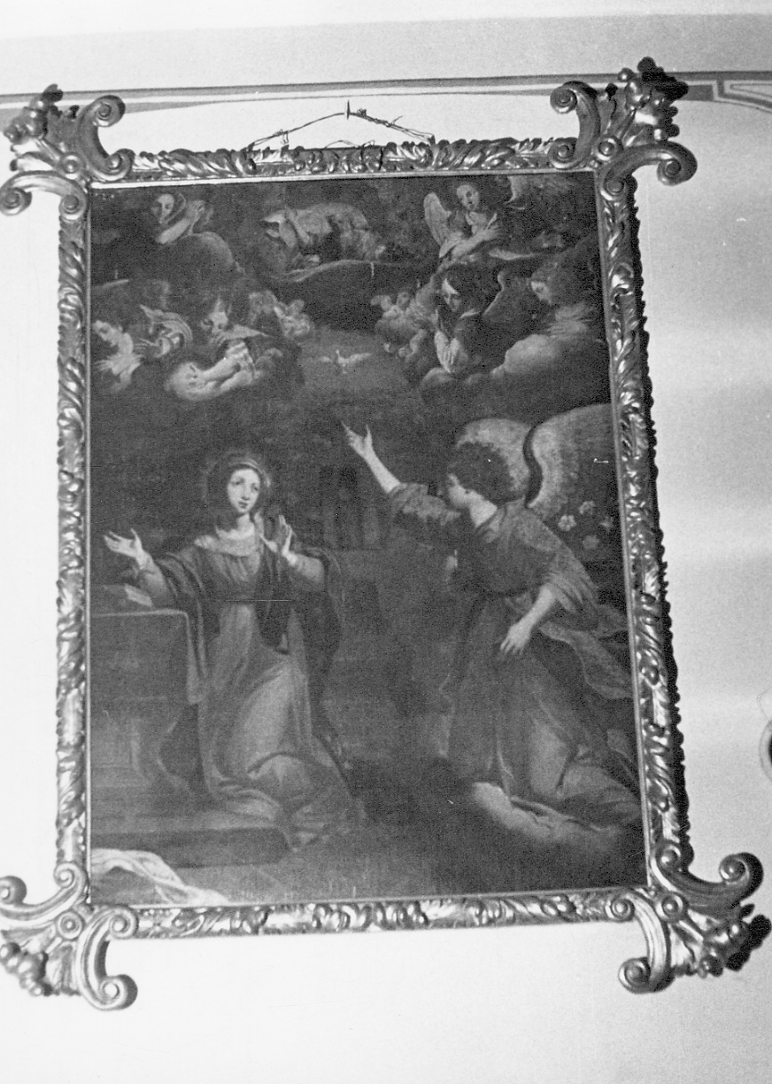 Annunciazione (dipinto, opera isolata) di Caccia Orsola Maddalena (attribuito) (prima metà sec. XVII)