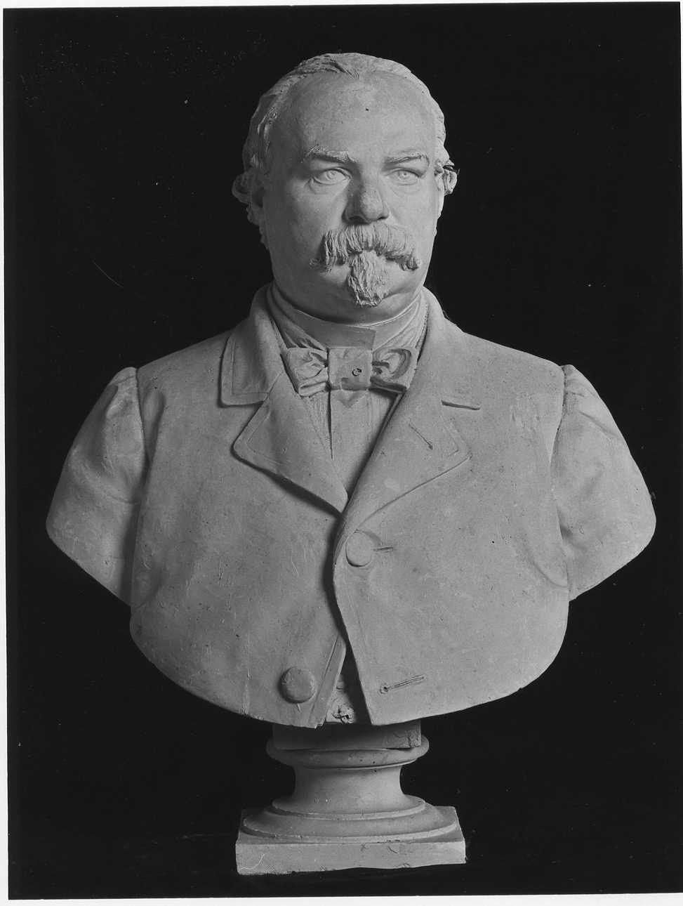 ritratto a mezzo busto di Giuseppe Bollati (busto, opera isolata) di Della Vedova Pietro (terzo quarto sec. XIX)