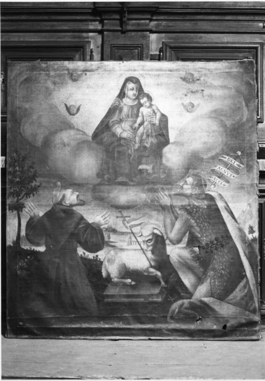 Madonna con Bambino e Santi (dipinto, opera isolata) - ambito piemontese (fine/inizio secc. XVI/ XVII)