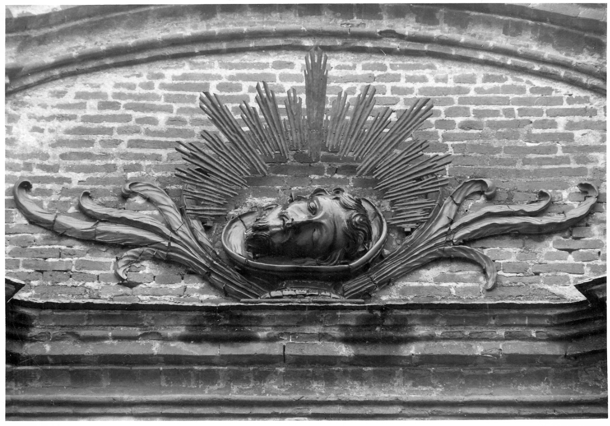 testa di San Giovanni Battista (rilievo, opera isolata) - ambito monregalese (sec. XVIII)