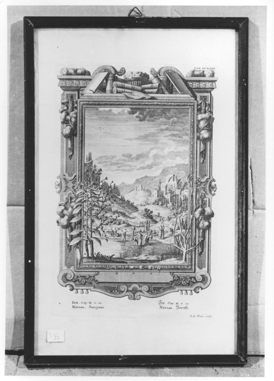 impudicizia di Israele (stampa, elemento d'insieme) di Pintz Johann Georg (secondo quarto sec. XVIII)