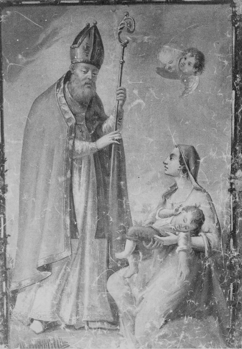 stendardo processionale, opera isolata - ambito piemontese (terzo quarto sec. XIX)