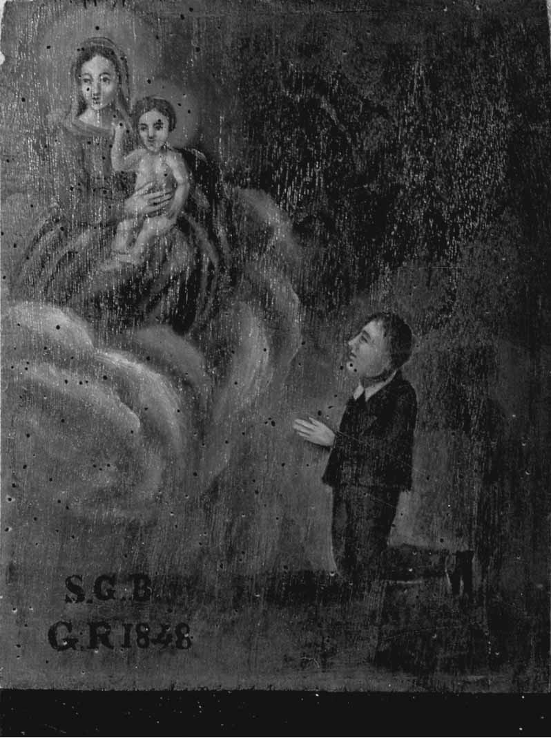 Intervento della Madonna (ex voto, opera isolata) - ambito novarese (metà sec. XIX)